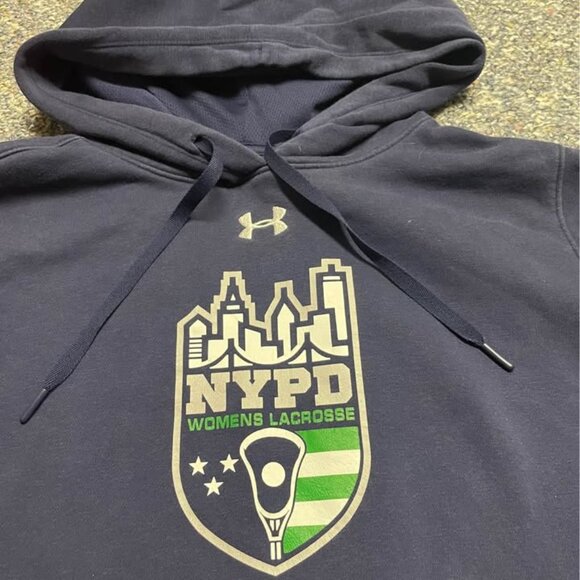 Nypd women’s lacrosse hoodie under armor size large - Picture 1 of 3